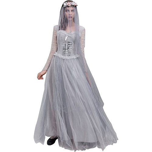 Костюм для девушки на Хэллоуин «Мертвая невеста»